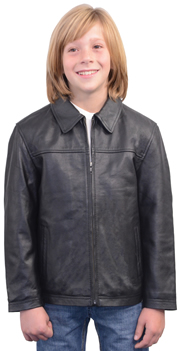 K1940 Kids Stadium Jacket with Plain Cuffs and Waist